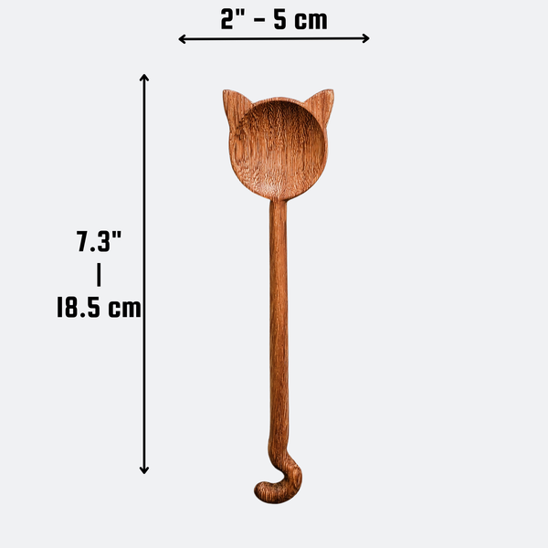 Hand-Carved Unique Wooden Stirring Spoon | Coffe, Tea Spoon