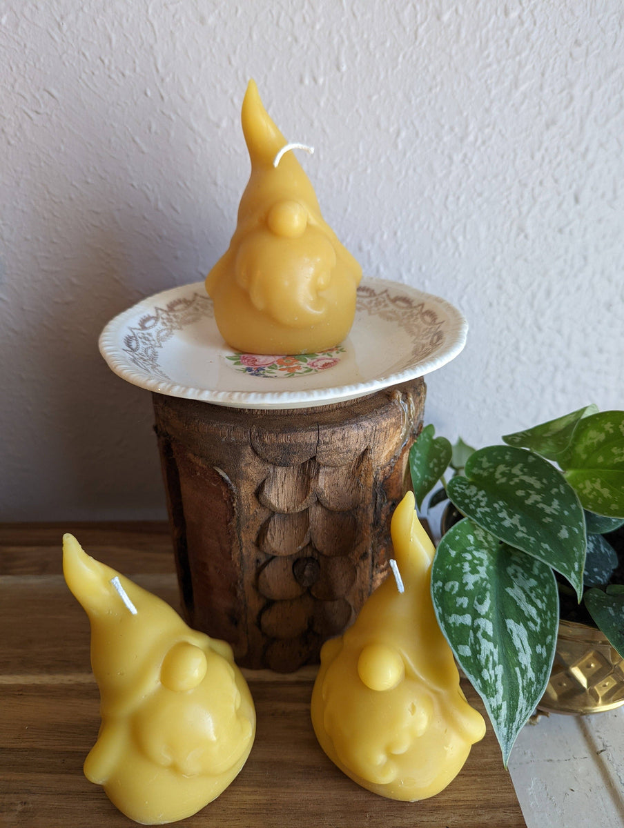 3 x 3 Beeswax Pillar Candle 