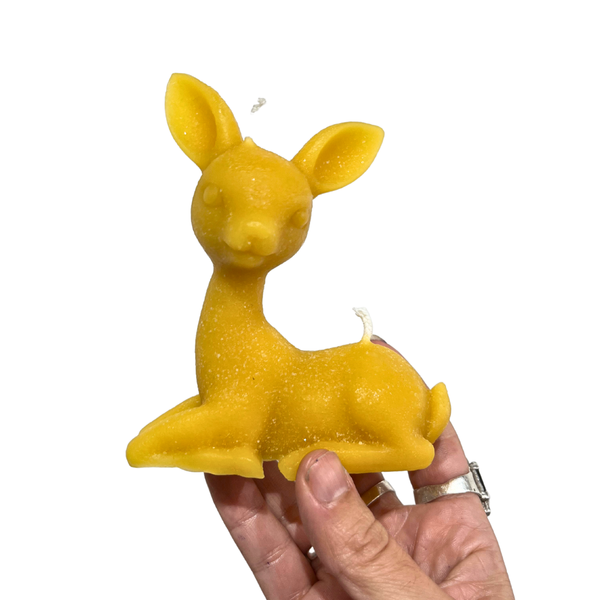Santa's Reindeer - All Natural Beeswax Candle