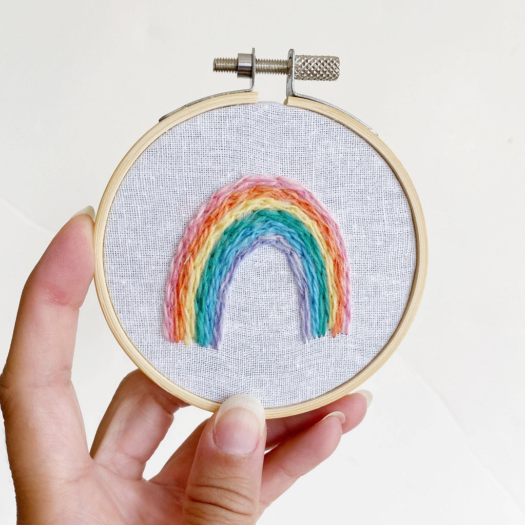 Mini Rainbow Embroidery