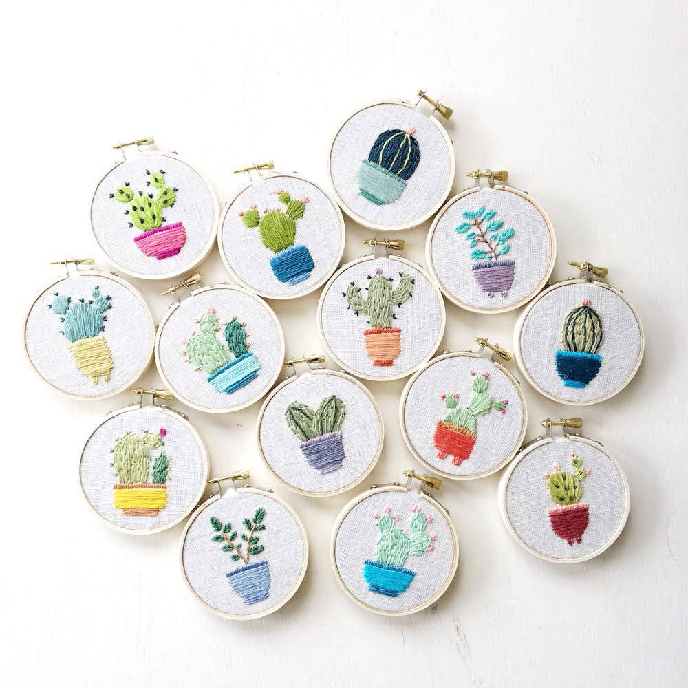 Surprise Little Cactus Embroidery